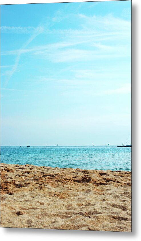 Scenics Metal Print featuring the photograph Lonely Beach by Maica