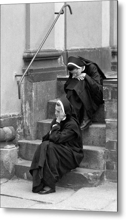 Nun Metal Print featuring the photograph Meditation IIi by Jacek Stefan