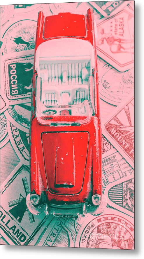 Transportation Metal Print featuring the photograph Modeling a classic by Jorgo Photography