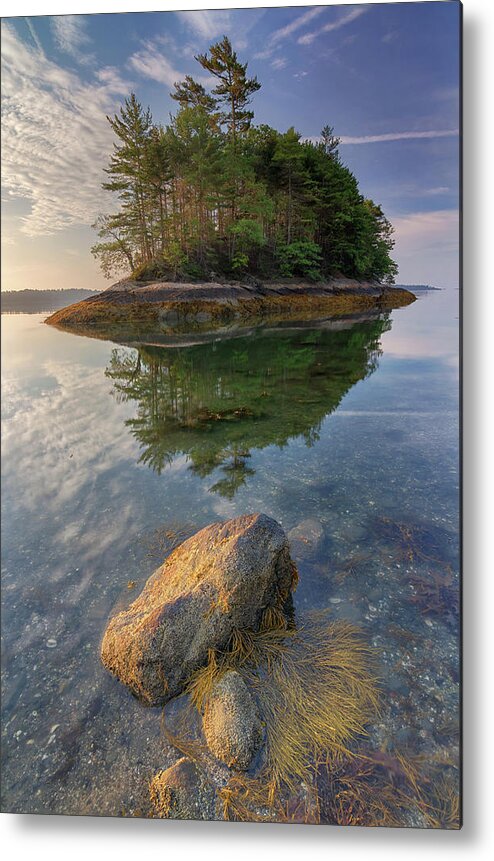 Googins Island Metal Print featuring the photograph Morning Light at Googins Island by Kristen Wilkinson