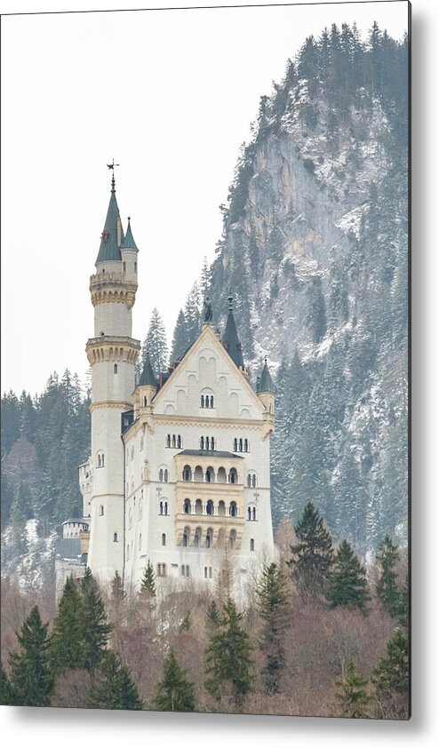 Tourism Metal Print featuring the photograph Neuschwanstein by Laura Hedien