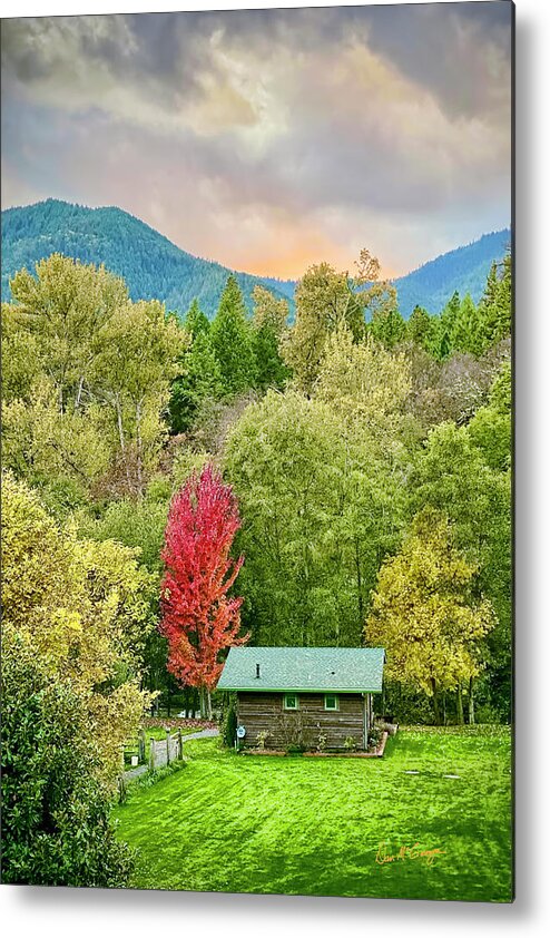 Autum Metal Print featuring the photograph Oregon Autumn by Dan McGeorge