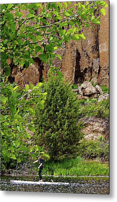 Evergreen Metal Print featuring the digital art Passing By by Vincent Green
