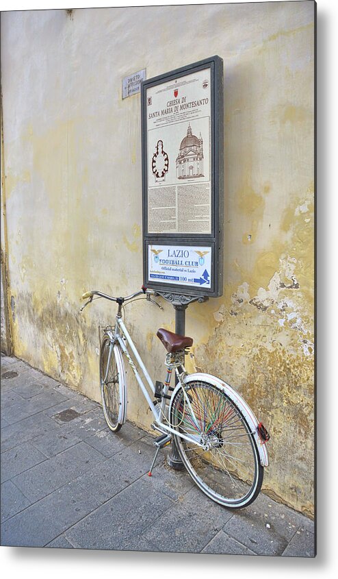 Affissione Metal Print featuring the photograph Pedal Thru Rome by JAMART Photography