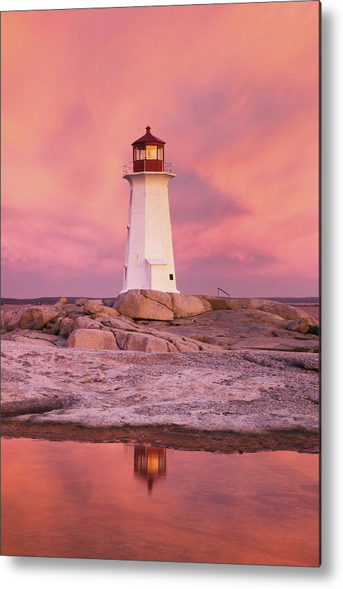 Canada Metal Print featuring the photograph Peggys Cove by Alan Majchrowicz