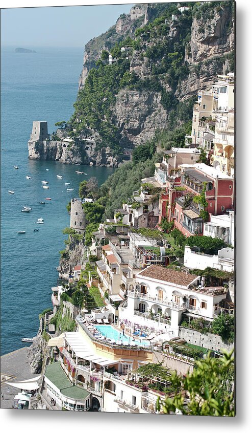 Scenics Metal Print featuring the photograph Positano - Amalfi Coast- Italy by Lrescigno