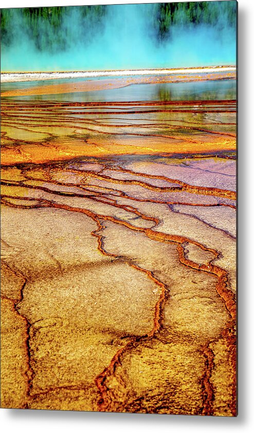Vibrant Metal Print featuring the photograph Prismatic Abstract by Bryan Moore