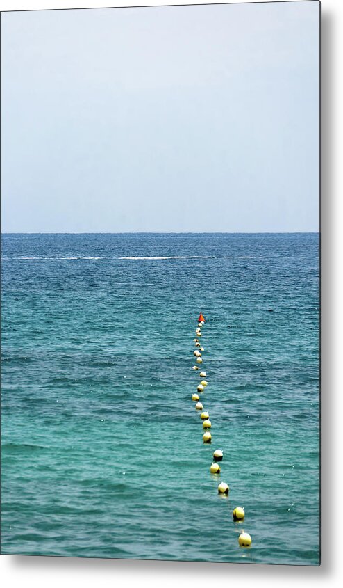 Buoy Metal Print featuring the photograph Red Buoy by Daniel Kulinski