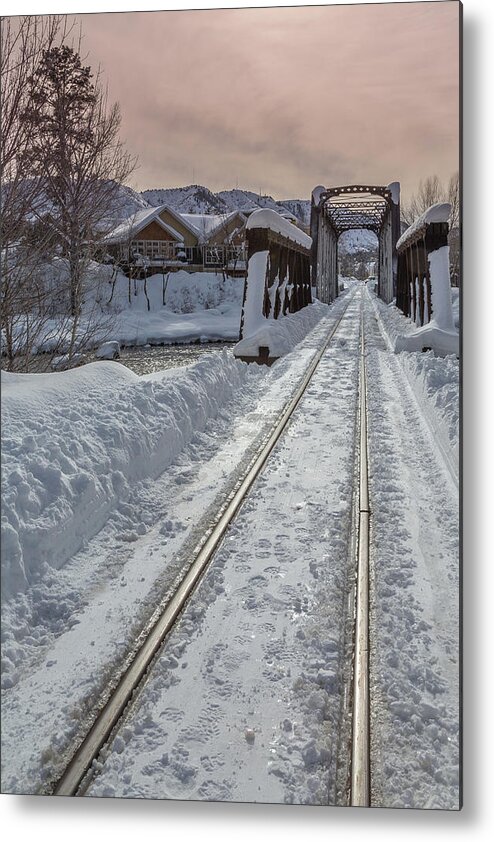 Animas River Metal Print featuring the photograph Riding the Rails by Jen Manganello