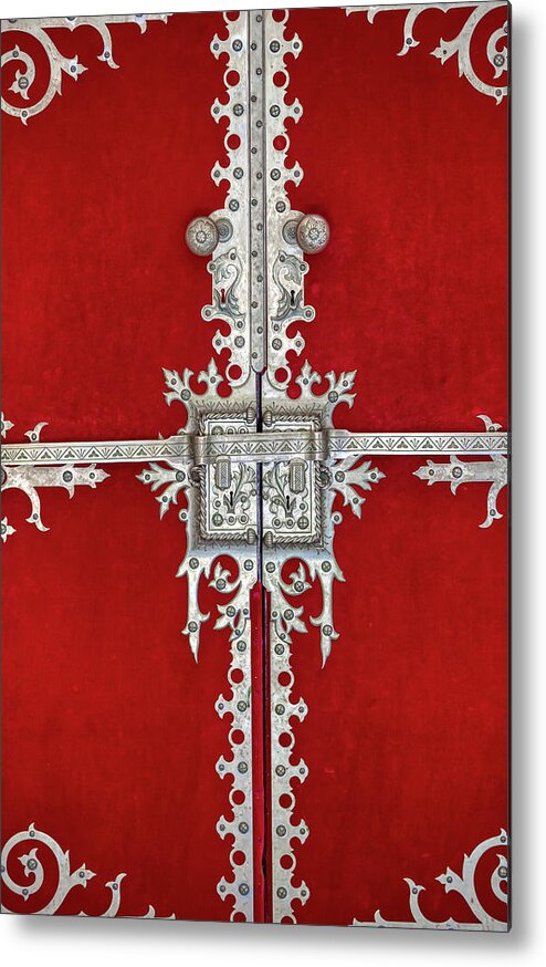 Door Metal Print featuring the photograph Royal Door of Sintra by David Letts