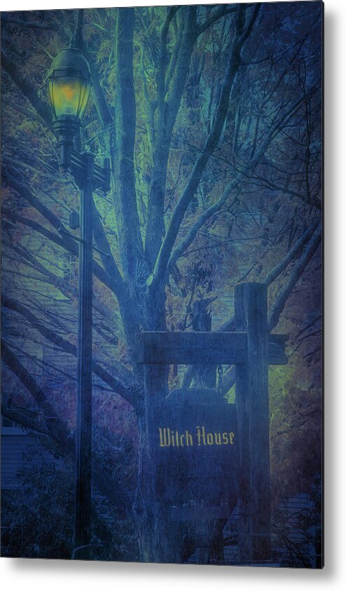 Salem Metal Print featuring the photograph Salem Massachusetts Witch house by Jeff Folger