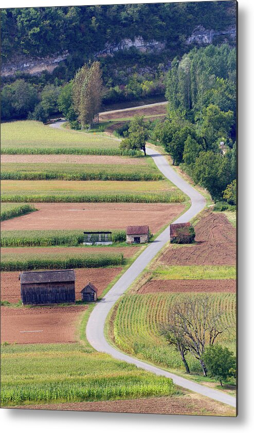 Europe Metal Print featuring the photograph Scenic rural France - The Lot by Seeables Visual Arts