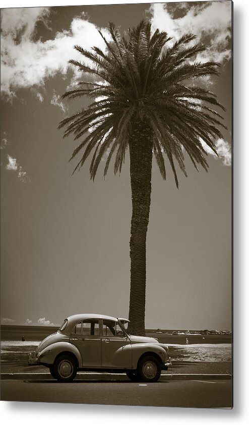 Latin America Metal Print featuring the photograph Seaside_black&white by Baptist