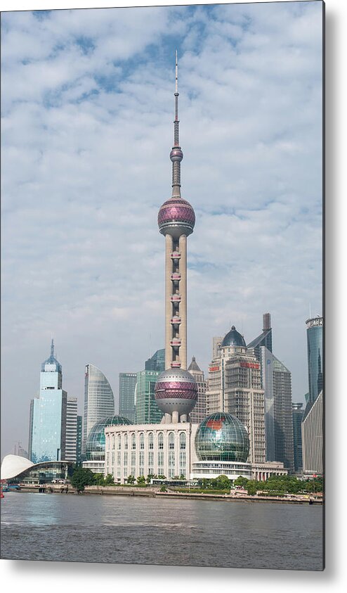 Tranquility Metal Print featuring the photograph Shanghai, The Bund by Www.bazpics.com