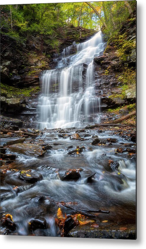 Silky Flow Metal Print featuring the photograph Silky Flow by Russell Pugh