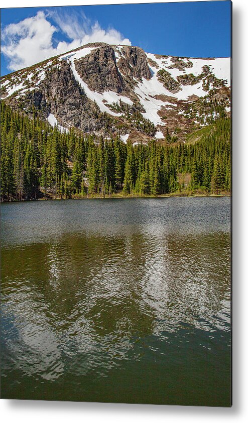 Alhann Metal Print featuring the photograph Silver Lake Reflection by Al Hann