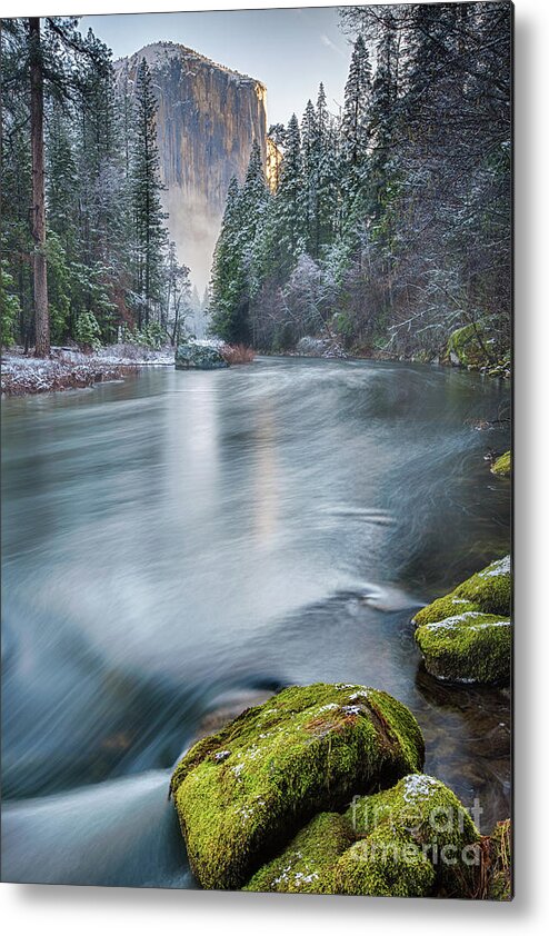 Yosemite Metal Print featuring the photograph Snow Dusted Morning 2 by Anthony Michael Bonafede