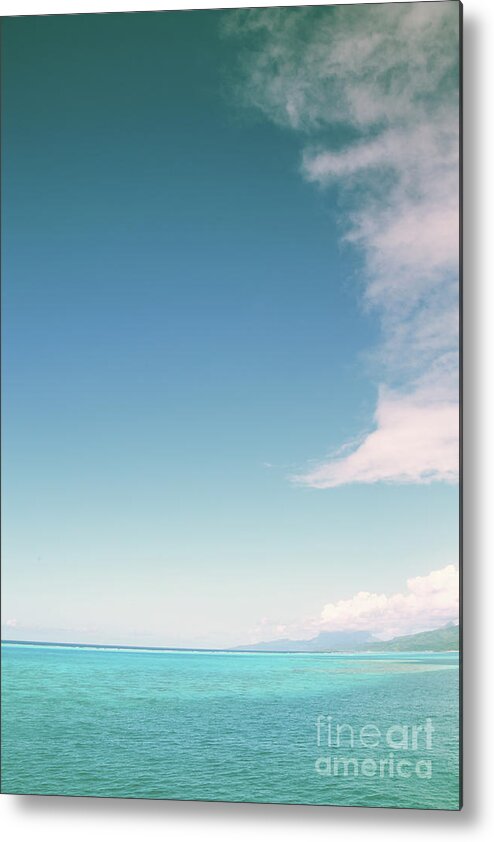 Ocean Metal Print featuring the photograph Soft and Light 16 by Becqi Sherman