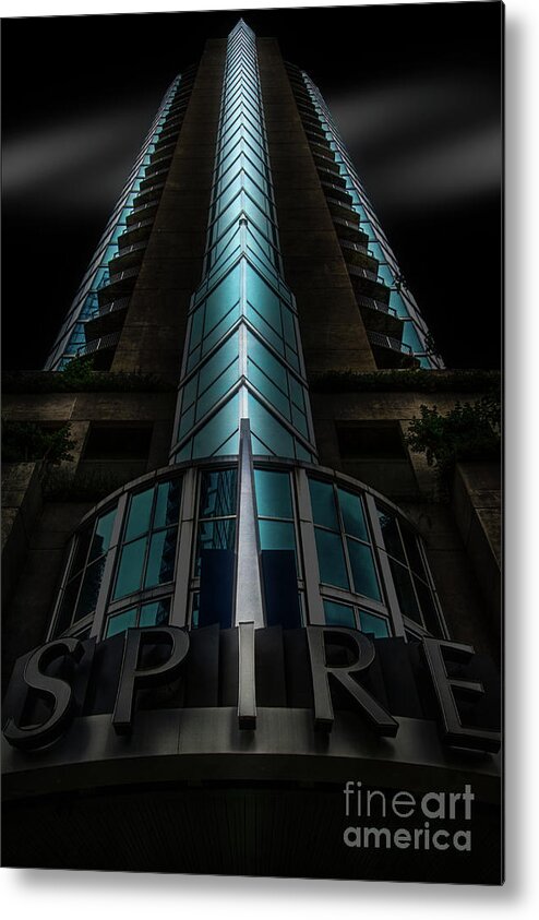 Spire Metal Print featuring the photograph Spire Atlanta by Doug Sturgess