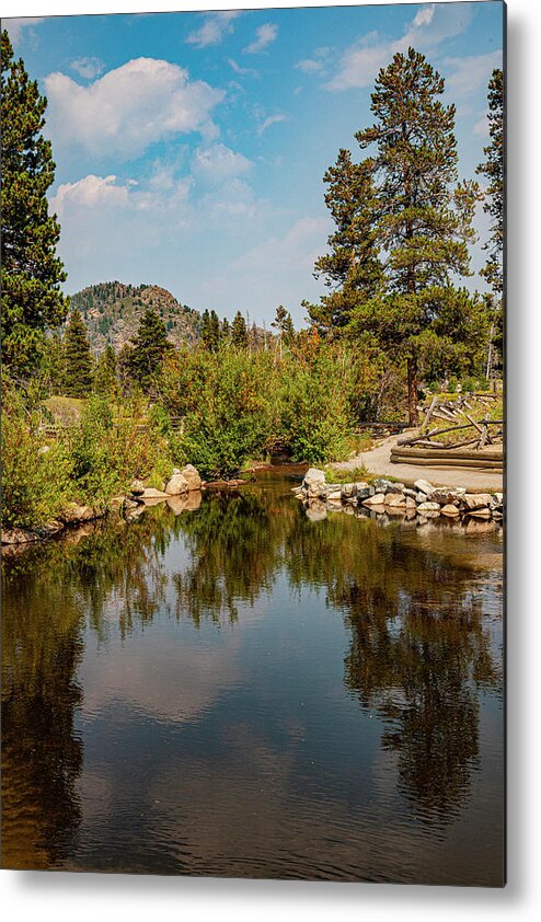 Alhann Metal Print featuring the photograph Sprague Lake Trail by Al Hann