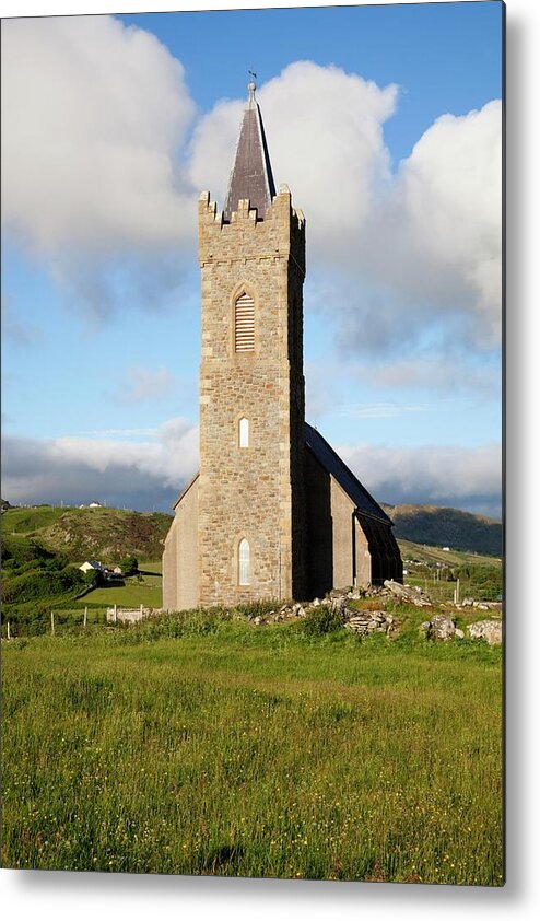 Built Structure Metal Print featuring the photograph St. Columbas Church by Design Pics / Peter Zoeller