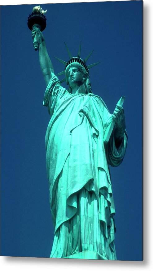 Crown Metal Print featuring the photograph Statue Of Liberty, New York City by Lyle Leduc