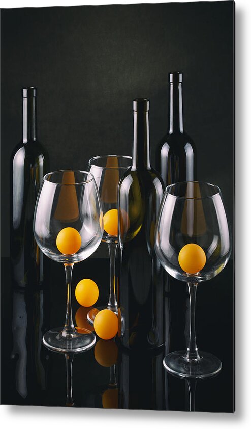 Still Life Metal Print featuring the photograph Still Life With Balls by Brig Barkow