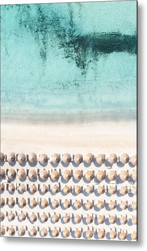 Oceans Metal Print featuring the photograph Stunning Aerial View Of Some Beach by Travel Wild