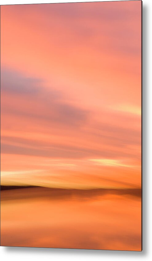 Tranquility Metal Print featuring the photograph Stunning Sunrise Over The Connecticut by John Nordell