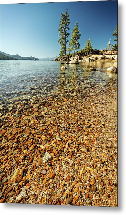 Lake Metal Print featuring the photograph Tahoe Blues VI by Ryan Weddle