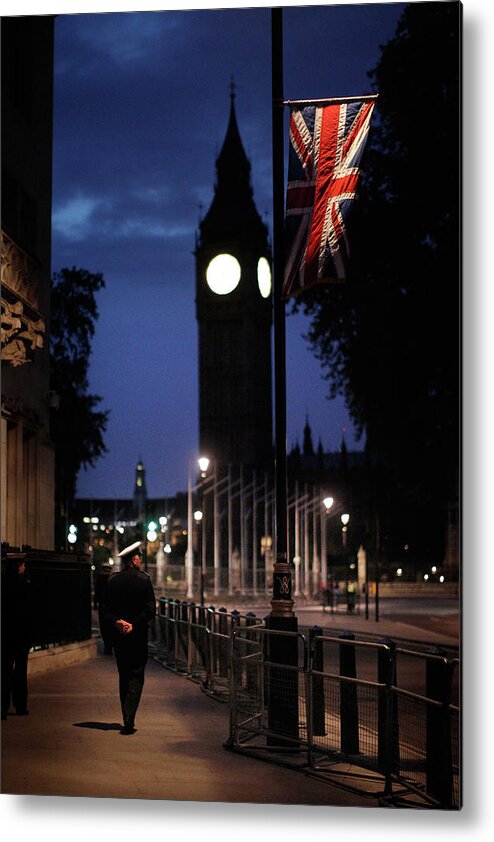 Royalty Metal Print featuring the photograph The Ceremonial Rehearsal Ahead Of The by Christopher Furlong