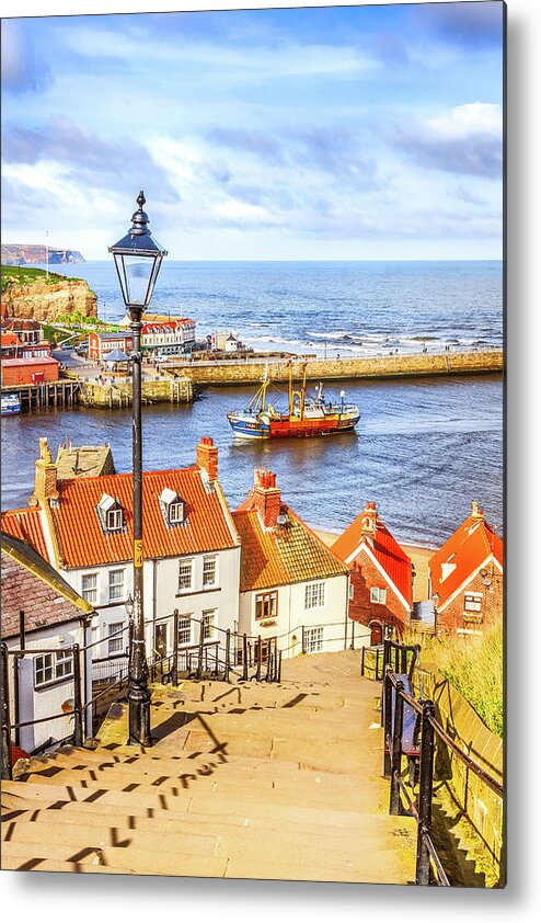 199 Steps Metal Print featuring the photograph The fleet comes home by Sue Leonard
