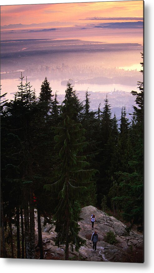 Scenics Metal Print featuring the photograph The Grouse Grind 2.9kmmother Natures by Lonely Planet