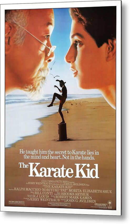 1980s Metal Print featuring the photograph The Karate Kid -1984-. by Album
