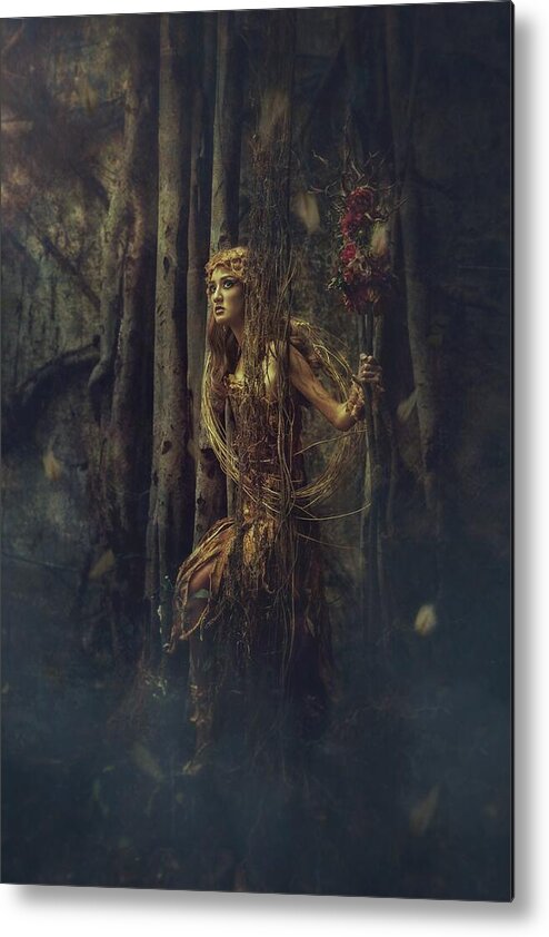  Metal Print featuring the photograph The Queen Of Forrest by Ajar Setiadi