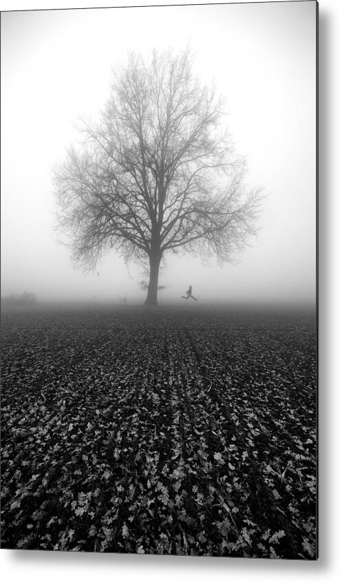 Jump Metal Print featuring the photograph This Way by Carlo Ferrara