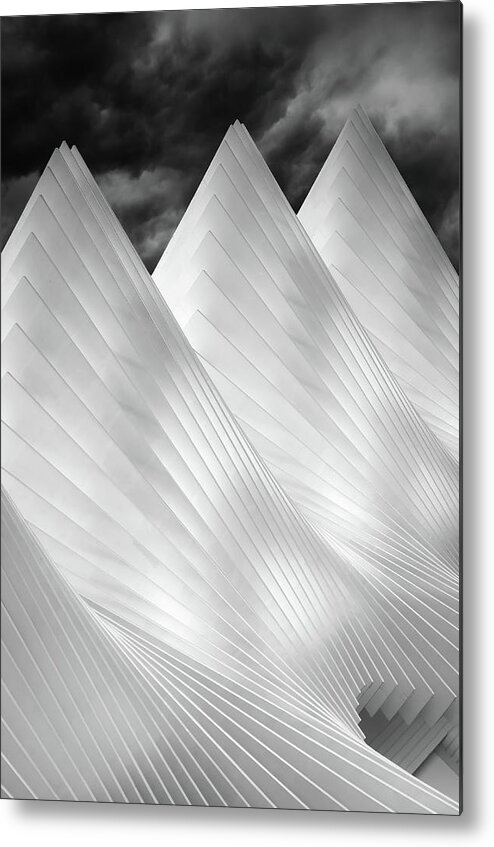 Calatrava Metal Print featuring the photograph Three Summits by Michiel Hageman
