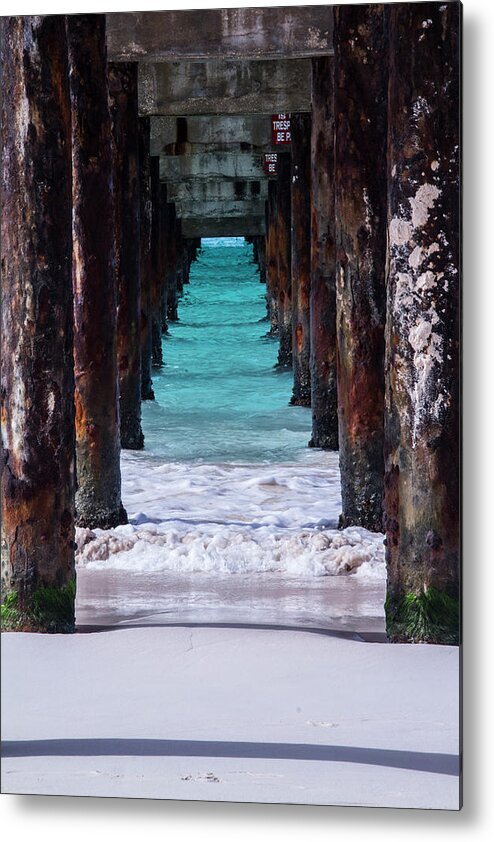 Pier Metal Print featuring the photograph Under the Pier by Stuart Manning