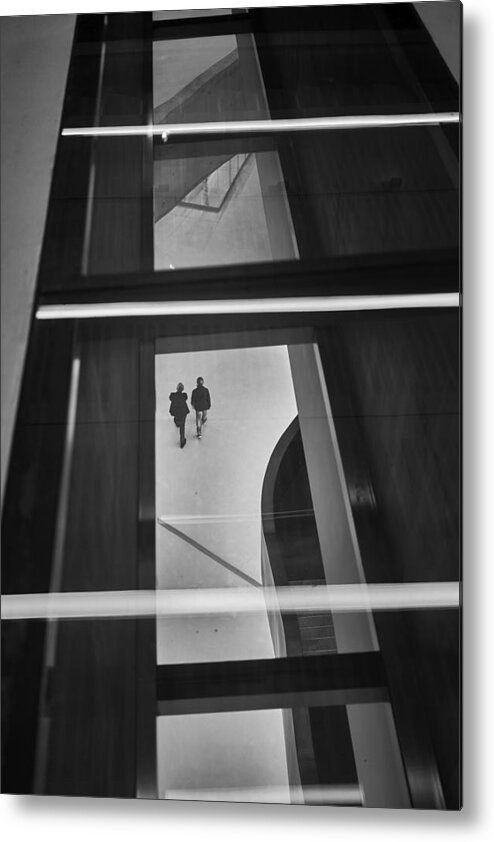 Walk Metal Print featuring the photograph Untitled#13 by Enrico Zabeo