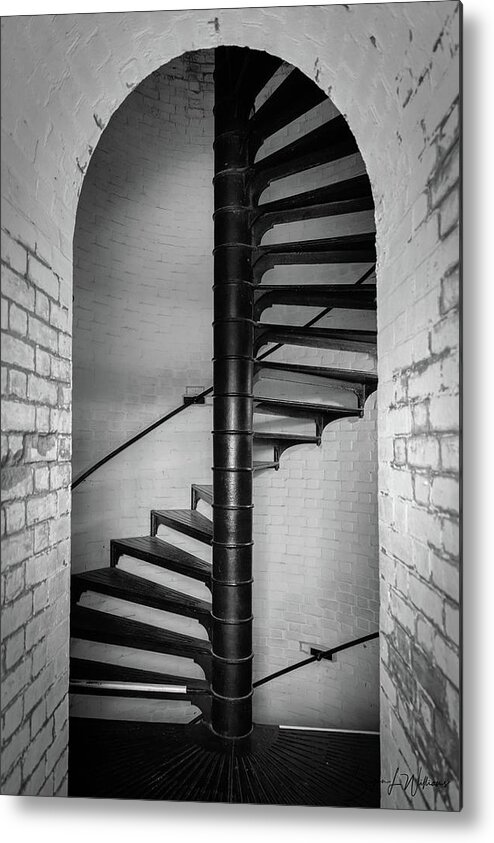Stairs Metal Print featuring the photograph Up to the Light by Bryan Williams