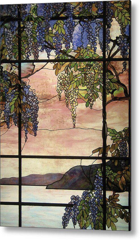 Tiffany Metal Print featuring the painting View of Oyster Bay by Louis Comfort Tiffany