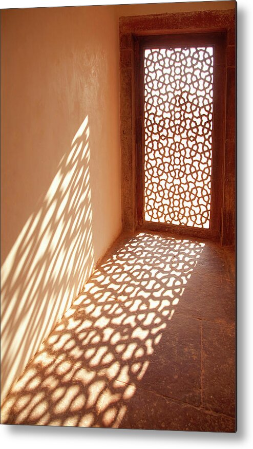 Shadow Metal Print featuring the photograph View Of Sun Coming Through Window by Grant Faint
