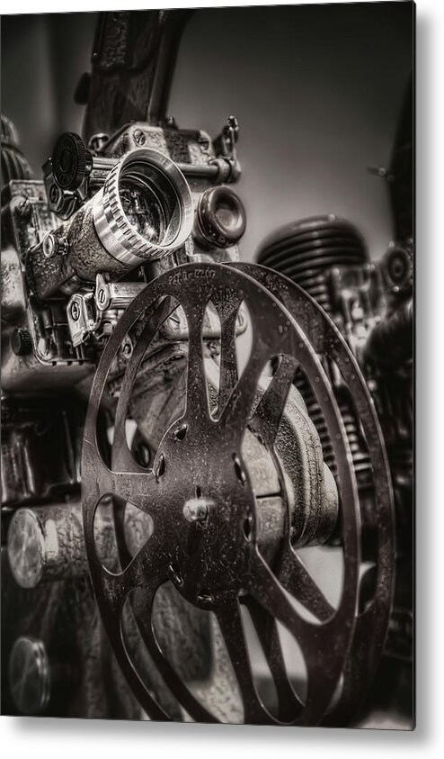 Projector Metal Print featuring the photograph Vintage 16mm by Scott Norris