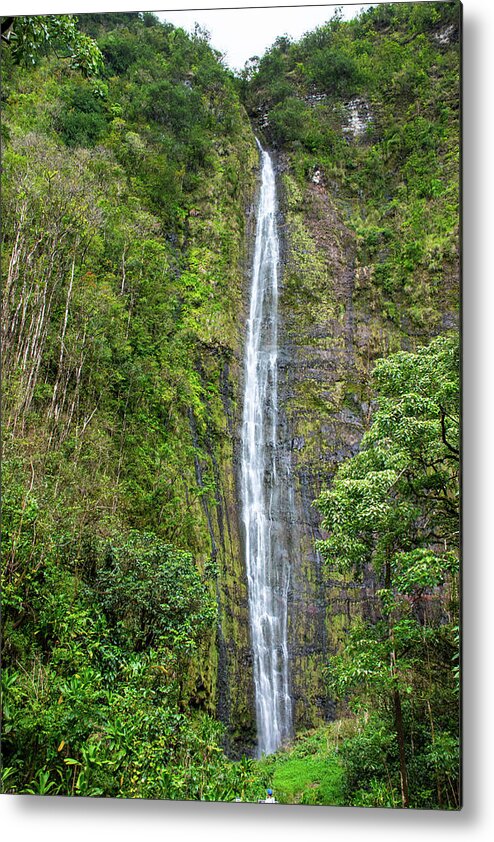 Waimoku Falls Metal Print featuring the photograph Waimoku Falls by Robert Michaud