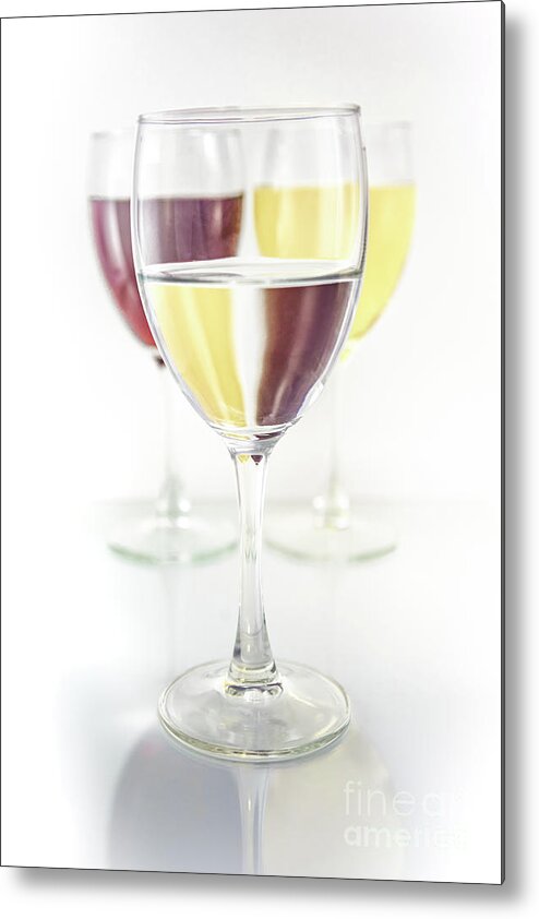 Water Metal Print featuring the photograph Water Into Wine by Melissa Lipton