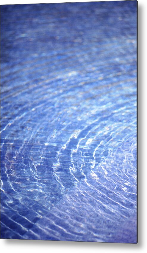 Outdoors Metal Print featuring the photograph Water Ripple by John Foxx