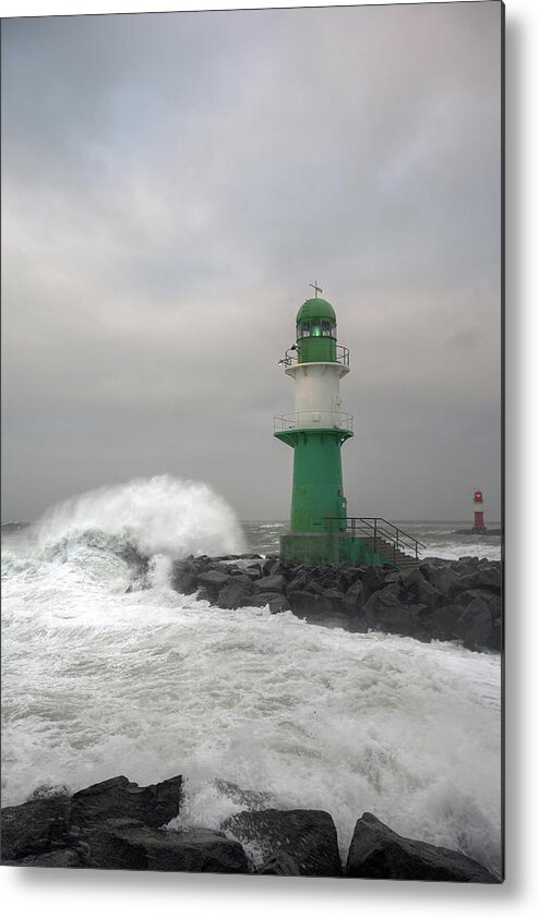 Water's Edge Metal Print featuring the photograph Windstorm Emma by Thejack