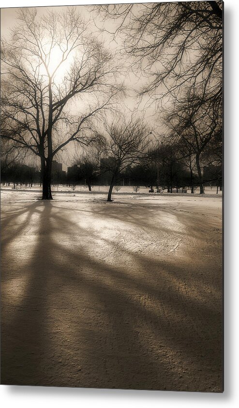Winter Metal Print featuring the photograph Winter In The City by Owen Weber