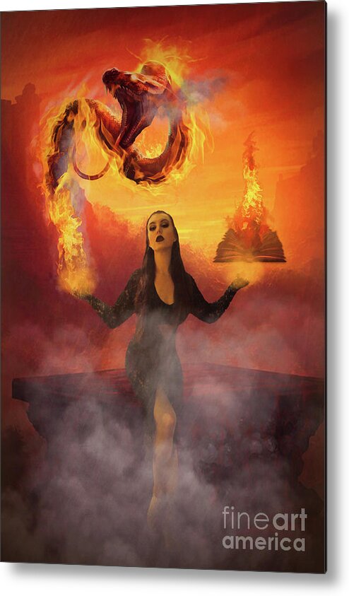 Dark Metal Print featuring the digital art You Pay In Blood And Soul by Recreating Creation