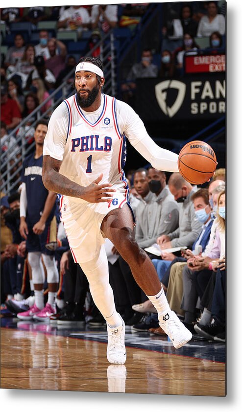 Andre Drummond Metal Print featuring the photograph Andre Drummond #1 by Ned Dishman